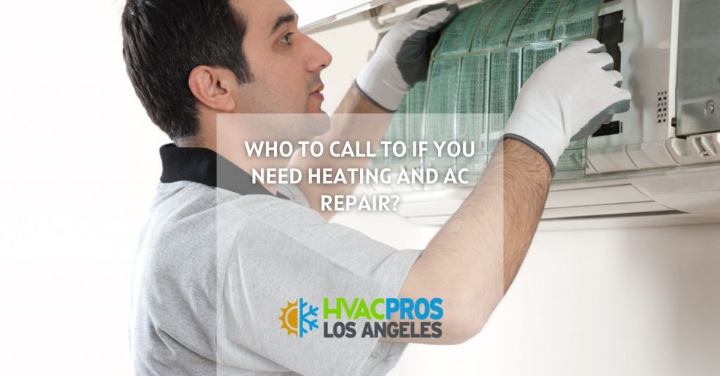 heating and air conditioning repair Los Angeles